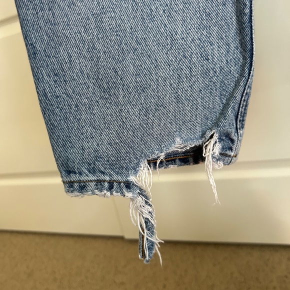 Agolde Riley Crop in Endless Organic 27 - Picture 7 of 9